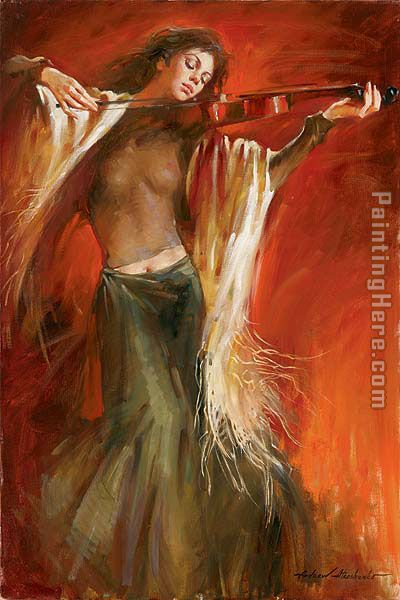 Lost in Music painting - Andrew Atroshenko Lost in Music art painting